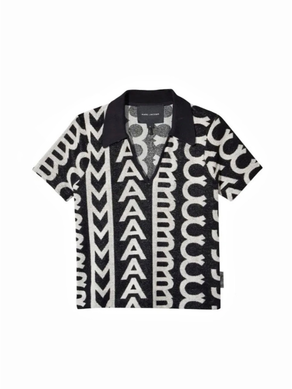 Marc Jacobs Monogram Terry Polo Shirt